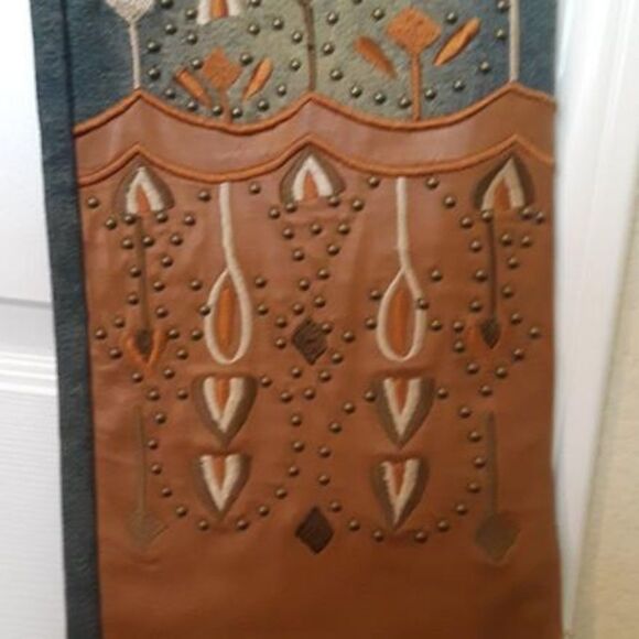 Claudio Russo Leather & Denim Jeans for Women (Siz - Picture 4 of 4